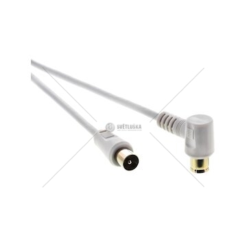 Anténní koaxiální kabel 10m M-F90° SAV 169-100W SENCOR