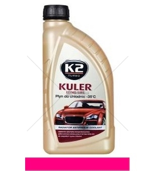 Antifreeze G12 chladící kapalina 1l červená do -35C K2