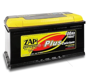 Autobaterie 12V 100AH ZAP 760A PLUS L- ZAP 60038 (352×175×190)
