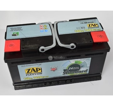 Autobaterie 12V 100AH ZAP L- 760A STANDAR ZAP 60060 (352×175×190)