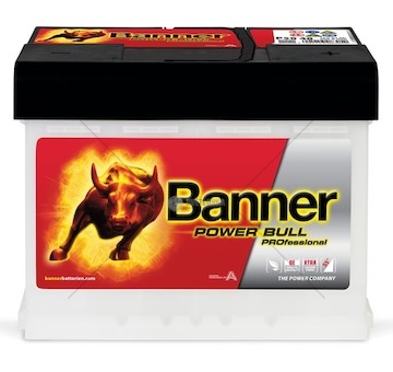 Autobaterie 12V 50AH BANNER POWERBULL PRO BANNER P5040 (210×175×190)