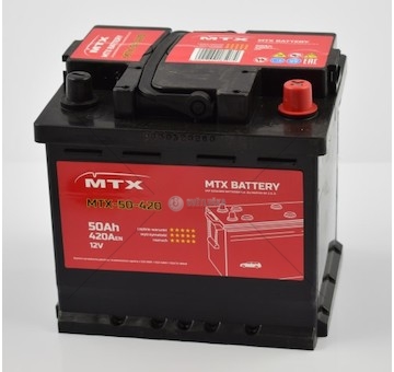 Autobaterie 12V 50AH MTX BATTERY 420EN MTX MTX-50-420