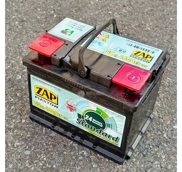 AUTOBATERIE 12V 55AH 460A STANDARD L- ZAP 55560-ZAP (242×175×190)
