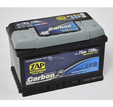 AUTOBATERIE 12V 75AH 720A EFB P+ ZAP 57508-ZAP (276x175x175)
