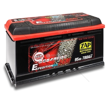 Autobaterie 12V 95AH ZAP 780A AGM L- ZAP 59501 (352×175×190)