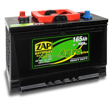 Autobaterie 6V 165AH ZAP 900A FARMER HD ZAP AU016517 (334×175×240)