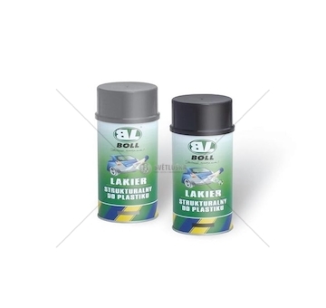 Autolak BOLL 400ml černá struktura na plast BOLL 001400