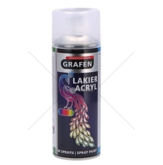 Autolak stříbrný hliník 400ml GRAFEN RAL9006 200°C