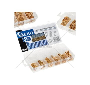 Automobilové konektory s izolačními návleky, sada 450 ks - GEKO