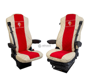 Autopotah sedačky MB ACTROS MP IV 1+1, 2 PASY  122/BEZ/CZER