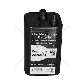 Baterie pracovní svítilny 6V 7AH  640/B