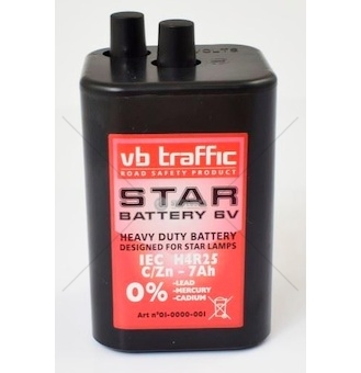 Baterie pracovní svítilny 6V 7AH  640/B