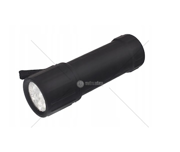 Baterka 9xLED gumová rukojeť