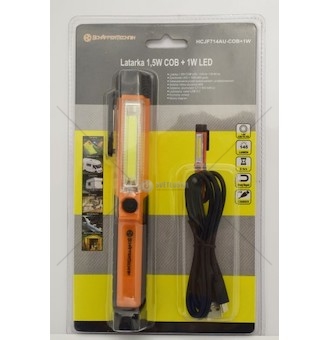 BATERKA DIODOVÁ DOBÍJECÍ 1,5W KING TON HCJF714AU-COB+1W