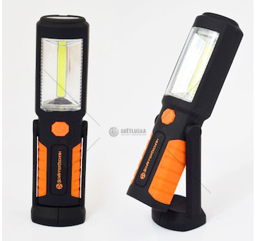 Baterka LED 2W COB LED+3LED KING TON HCJF715B-COB+3