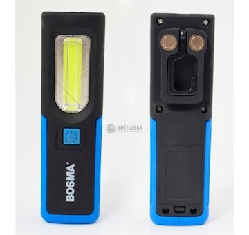 Baterka LED 2W LED COB + 0,5W 150LM BOSMA 6124