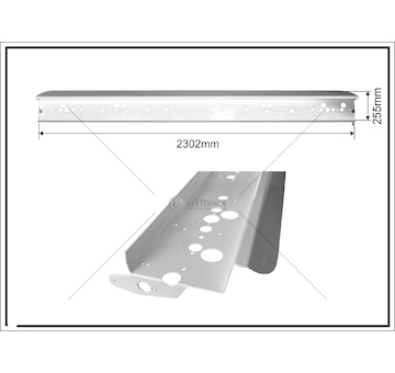 BELKA ZDERZAKA NACZEPY KRONE  736087