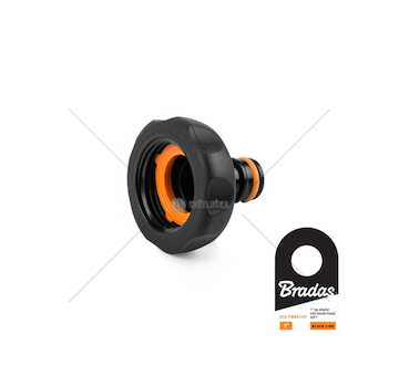 BLACK LINE SOFT konektor na kohoutek s vnitřním závitem 3/4"