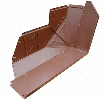 Blatník levý úzký bez čalounění 8011 57cm | 80.368.280