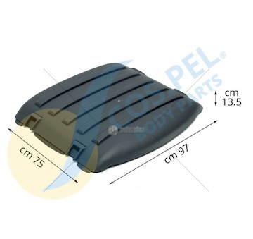 Blatník zadní horní díl - nízký l/p scania p,g,r,t,94, 114,124,144,164 0295190_A