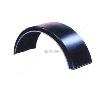 Blatník zadní plastový s bílým pruhem NW419