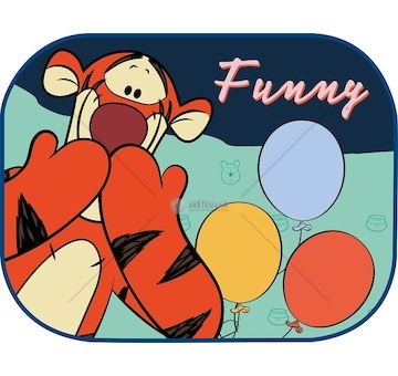 Boční clony 2 ks 44 * 35cm MEDVÍDEK PU