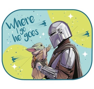 Boční clony 2 ks 44 * 35cm The Mandalorian