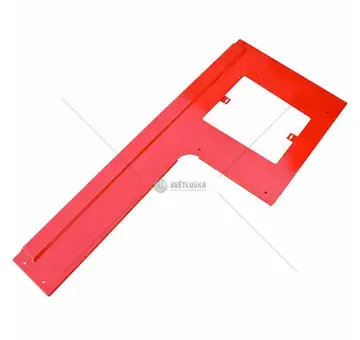 Bočnice pravá (pro 3.válec) - červený komaxit | 6211-5302.1