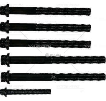 Bolt Kit, cylinder head D2876 - F 2000 KIT 6 PCS Victor Reinz