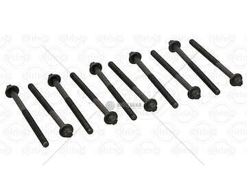 Bolt Kit, cylinder head D4D/D4F - KANGOO/TWINGO II 1.2 M9X1,25 Elring