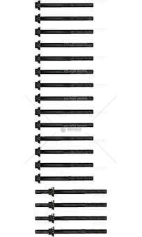 Bolt Kit, cylinder head DXI 3/ZD 3 - MASCOTT/MASTER II M12X1,5 Victor Reinz