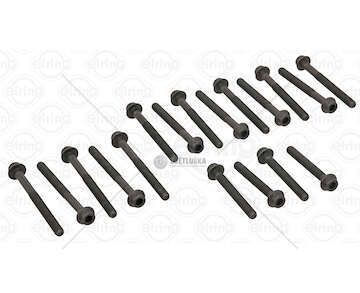 Bolt Kit, cylinder head S.VITI OM 601.911/940/970...> 4 CYL M10X9 Elring