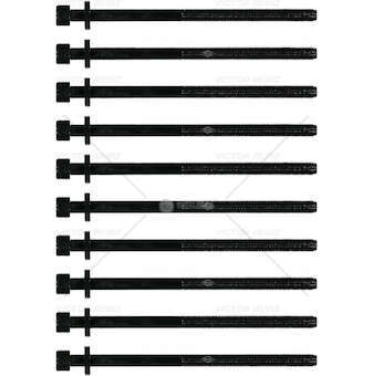 Bolt Kit, cylinder head Serie Bulloni Testa Cilindri Victor Reinz