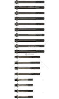Bolt Kit, cylinder head SERIE VITI X4 TESTE VM 1992-> Victor Reinz