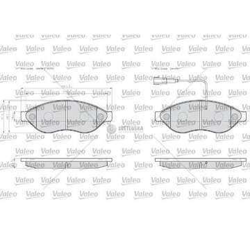 Brake Pad Set, disc brake BRAKE PADS LCV Valeo