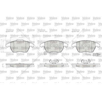 Brake Pad Set, disc brake BRAKE PADS LCV Valeo