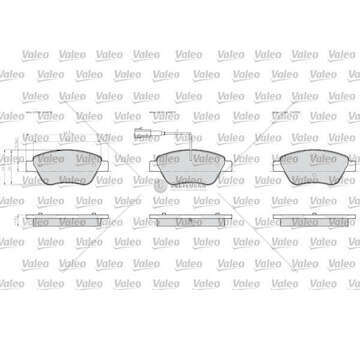 Brake Pad Set, disc brake BRAKE PADS LCV Valeo