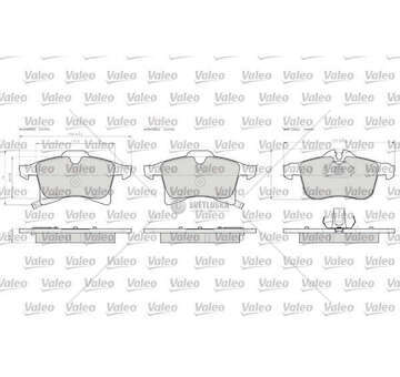Brake Pad Set, disc brake BRAKE PADS LCV Valeo