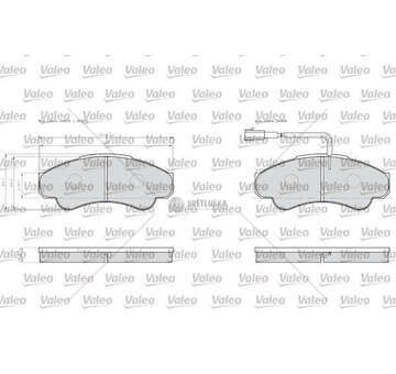 Brake Pad Set, disc brake BRAKE PADS LCV Valeo