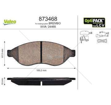 Brake Pad Set, disc brake DUCATO/JUMPER/BOXER 15