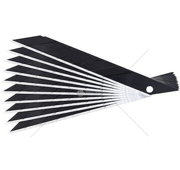 Břity ulamovací 9×0,4 mm, 7 segmentů, SK2, 10 ks – FORTUM