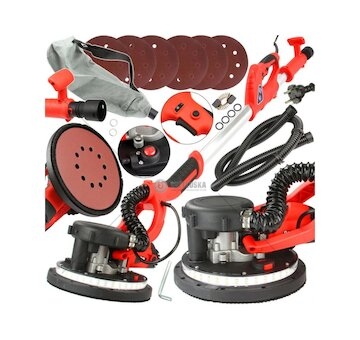 Bruska na sádrokarton teleskopická, s LED osvětlením a vakem, 750W MAR-POL