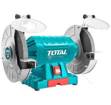 Bruska stolní dvoukotoučová, 350W, industrial, TOTAL