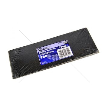 Brusná mřížka 10ks, 280x105mm, P80  GEKO