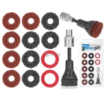 Brusné kotouče na náboje kol, sada 14ks GEKO