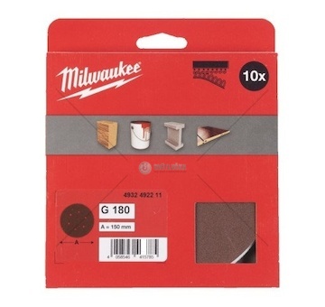 Brusný papír na suchý zip průměr 150 zrnitost 180 C8546 4932492211