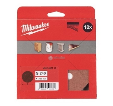 Brusný papír na suchý zip průměr 150 zrnitost 240 C8546 4932492212