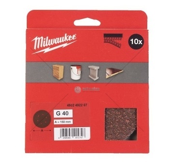 Brusný papír na suchý zip průměr 150 zrnitost 40 C8546 4932492207