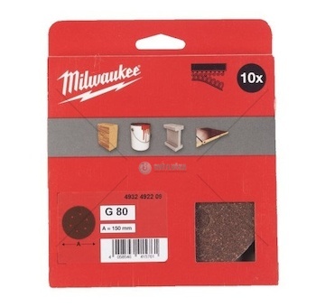 Brusný papír na suchý zip průměr 150 zrnitost 80 C8546 4932492209