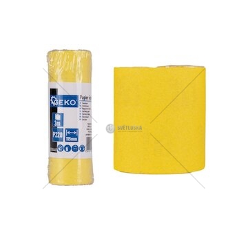 Brusný pás 115mm, role 3m, P220 GEKO